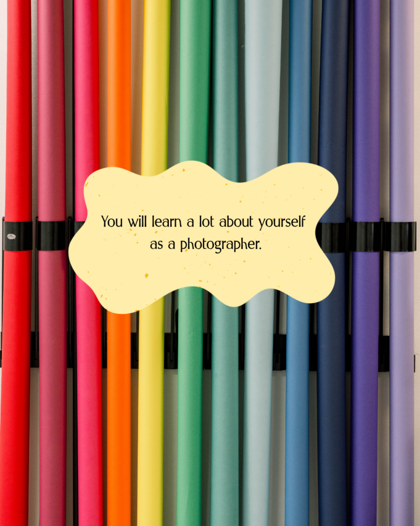 Photography Studio Ownership Advice with colored backdrop paper